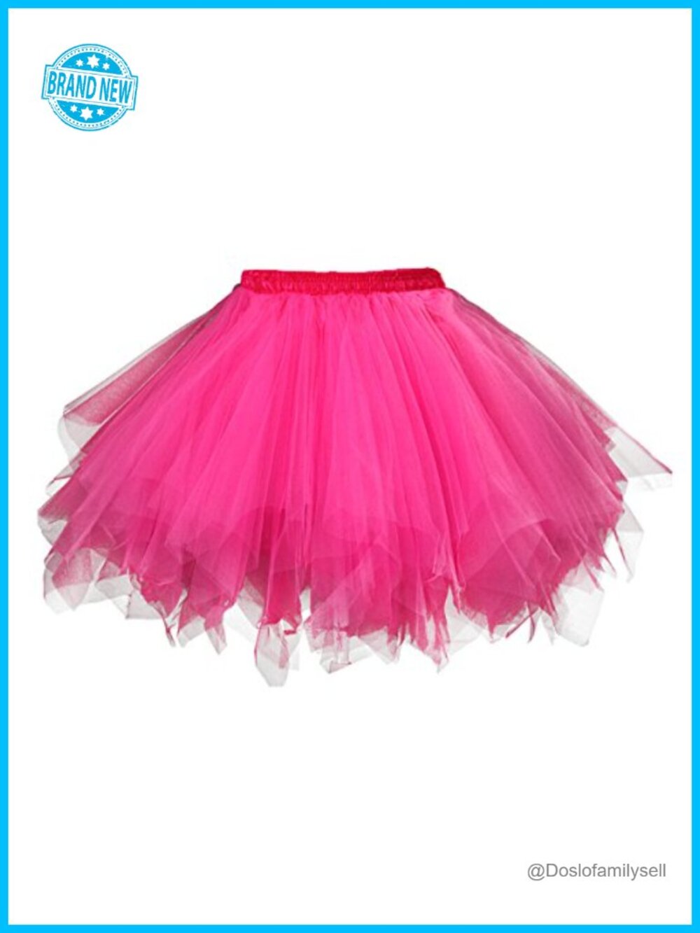 Tulle Petticoat Ballet Tutu Skirt Vintage Bubble Hem Full Dance
